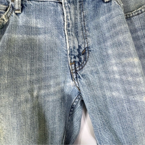 Levi’s Mens 514 Distressed Worn Condition Slim Straight Leg Jeans 30x32 - Picture 3 of 10